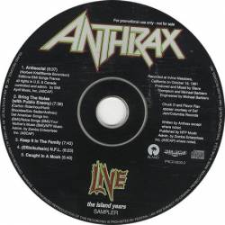 Anthrax : Live:the Island Years - Sampler
